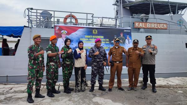 TNI AL Lanal Lhokseumawe Gelar Bhakti Kesehatan, BFLF Kumpulkan 93 Kantong Darah