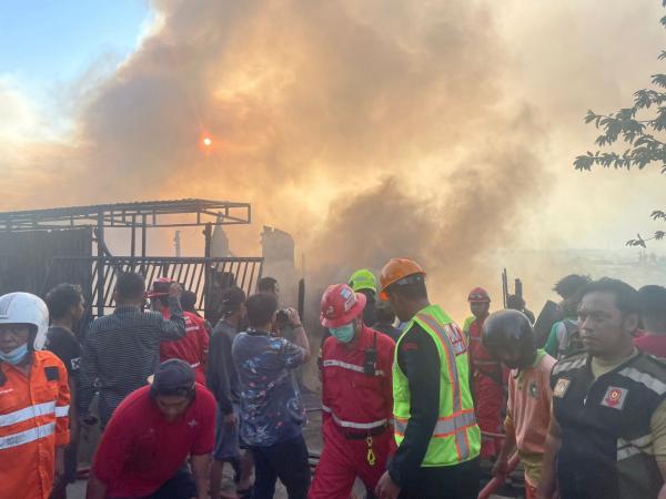 7 Rumah di Gunung Polisi Hangus Terbakar, Penyebab Kebakaran Diselidiki