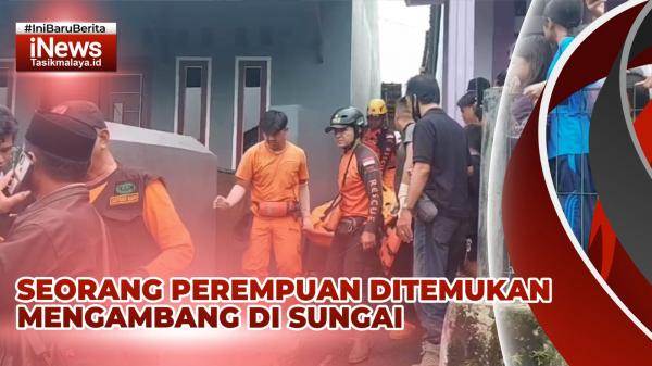 VIDEO: Perempuan di Tasikmalaya Jatuh ke Sungai saat Mencuci, Ditemukan Sudah Meninggal