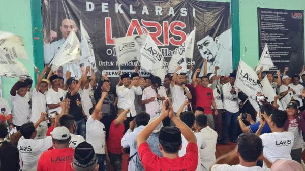 Ribuan Masyarakat Deklarasi Dukungan Gus Haris Calon Bupati Probolinggo 2024 Mendatang