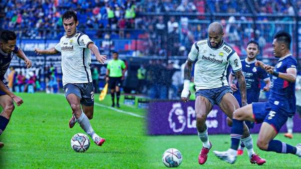 Epic Come Back! Persib Bandung Hantam Arema FC di Kanjuruhan, David da Silva Penentu