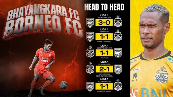 Link Live Streaming Bhayangkara FC vs Borneo FC, Ambisi Pesut Etam dan Zona Degradasi The Guardians