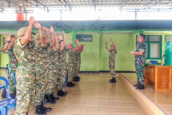 Sambut 25 Anggota Komcad TNI, Dandim Way Kanan Sebut Anak Buahnya Kini Jadi Ujung Tombak