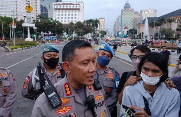 Polisi Amankan Dua Orang Diduga Penyusup Demo Tolak Kenaikan Harga BBM