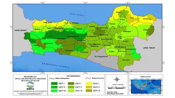 Saat Musim Pancaro Datang, BMKG Imbau Warga Jateng Waspada Cuaca Ekstrem