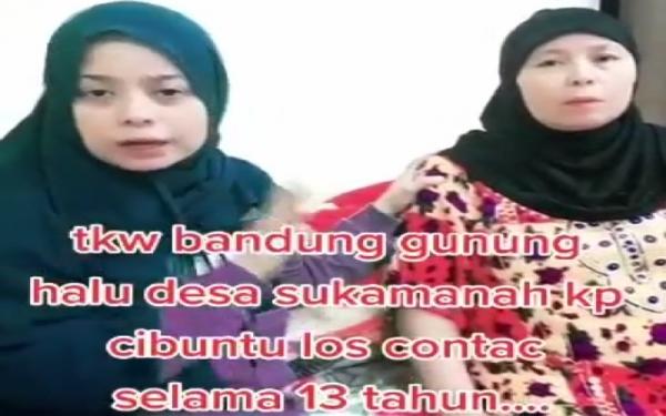 Sempat Dinyatakan Hilang 13 Tahun TKW Ini Ditemukan di Madinah via Video TikTok