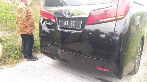 Mobil Rombongan Menteri Pertanian Alami Kecelakaan di Jalan Tol Jombang