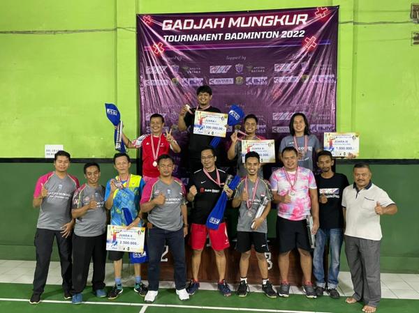 Turnamen Gadjah Mungkur CUP I Resmi Ditutup, Putra Smash Keluar Sebagai Juara I 