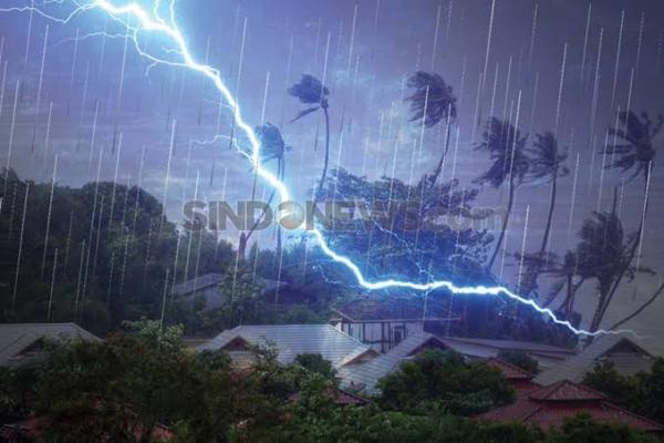 Prakiraan Cuaca Banten 9 Mei 2024 : Waspada Hujan Petir dan Angin Kencang di Lebak