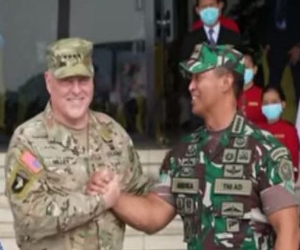 Luar Biasa Pertama dalam 14 Tahun, Kepala Staf Gabungan Militer Amerika Kunjungi Panglima TNI
