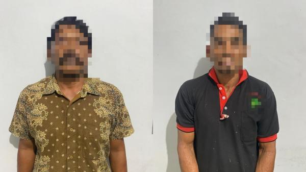 Dua Pelaku Penembakan Warga Tanah Jambo Aye Aceh Utara  Ditangkap Petugas