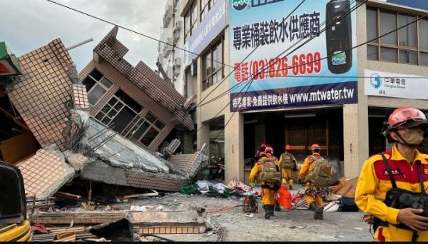 Gempa M6,8 Guncang Taiwan, 146 Orang Terluka dan Kereta Tergelincir