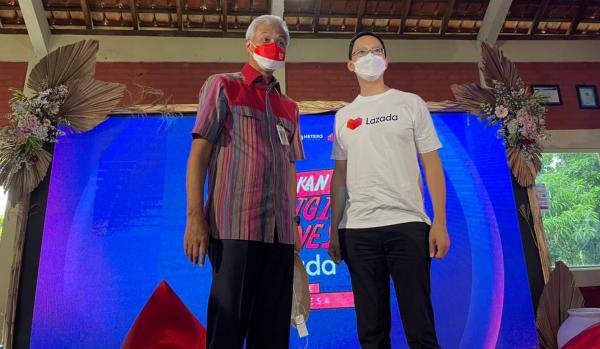 Kembangkan UMKM di Jateng, Lazada, Hetero Space, Lapak Ganjar Gelar Akar Digital Indonesia