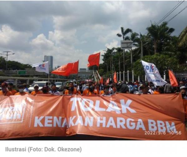 Tolak Kenaikan BBM :  7 Ribu Buruh Akan Unjuk Rasa  di Istana pada 4 Oktober