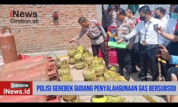 Video Polresta Cirebon Gerebek Gudang Penyalahgunaan Gas Bersubsidi