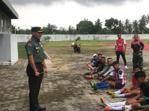 Jelang Liga Santri Tingkat Nasional, Dandim 0421/LS Berikan Motivasi Kepada Tim Perwakilan Lampung