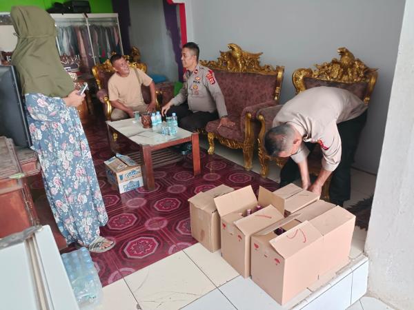 Jual Miras di Jawilan Kabupaten Serang, Puluhan Botol Diamankan Polisi