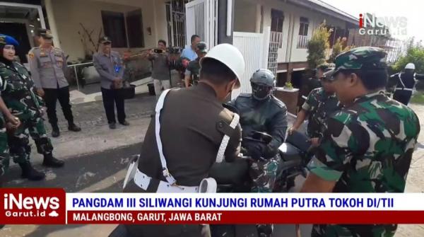 Jajaran Kodam III Siliwangi Kunjungi Rumah Putra Tokoh DI TII Kartosoewirjo