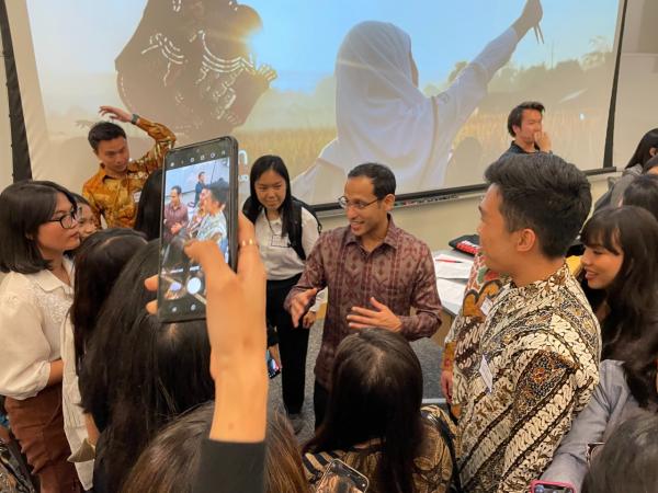 Nadiem Berbagi Pengalaman pada 120 Mahasiswa Indonesia di Boston