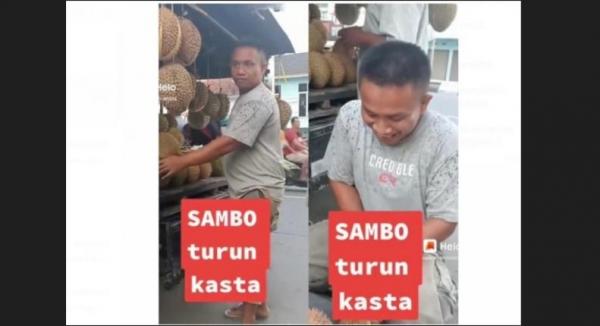 Penjual Buah Durian Wajahnya Mirip Ferdy Sambo, Netizen:Turun Kasta