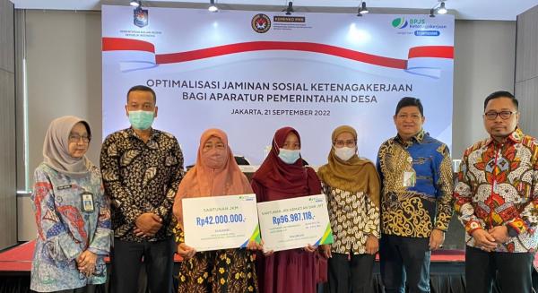 Kemendagri Canangkan Jaminan Sosial 1 Desa 100 Pekerja Rentan, BPJamsostek Surabaya Perak: Kami Siap