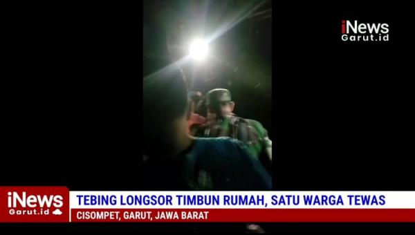 Korban Longsor Di Garut Selatan Timbun Rumah 1 Warga Meninggal