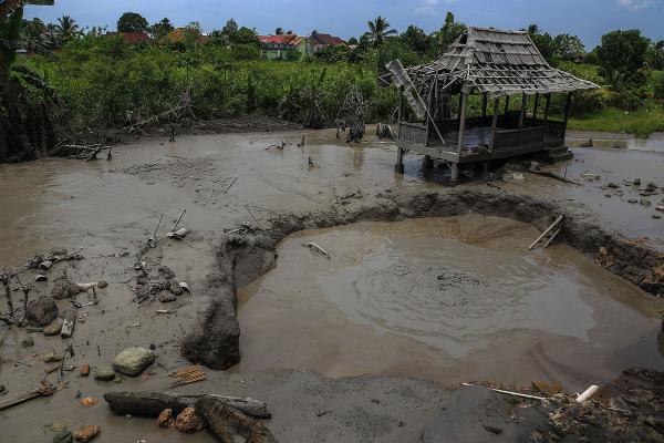 Semburan Lumpur di Indralaya Ogan Ilir Sempat Berhenti, namun Muncul Lagi
