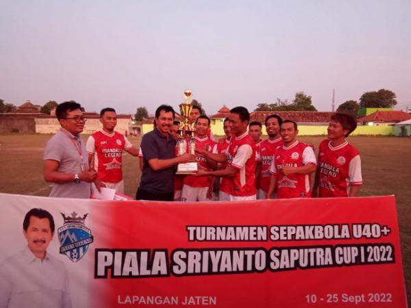 Gelar Turnamen Sepakbola U40+ Sriyanto Saputro Cup 2022, Anggota DPRD Jawa Tengah Dorong Perkembanga
