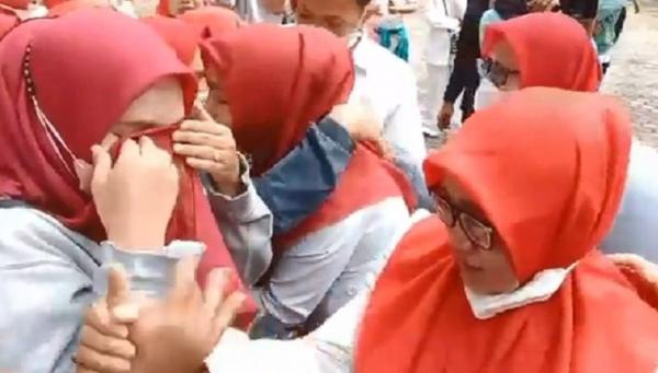 Aksi Jahit Mulut Warnai Unjuk Rasa Perawat di Asahan Tuntut Dana Insentif