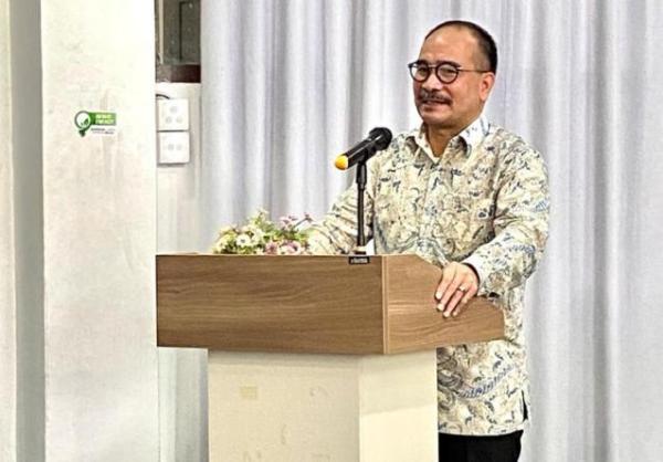 Ketua Dewan Pembina Puspolkam Indonesia Firman Jaya Kuliah Umum di USU