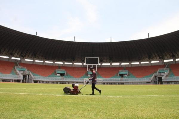 Jelang Laga Timnas Garuda Melawan Curacao, Stadion Pakansari Cibinong Bogor Sudah Siap