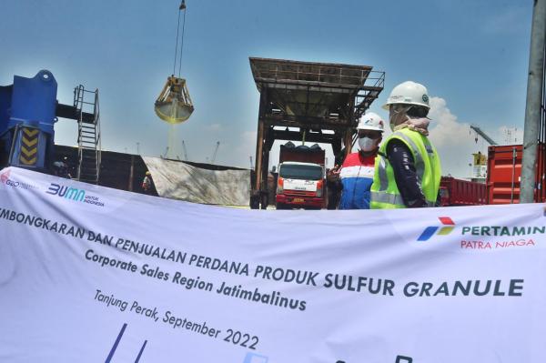 Patra Niaga Salurkan Produk Sulfur Granule Untuk Industri Petrokimia di Jawa Timur