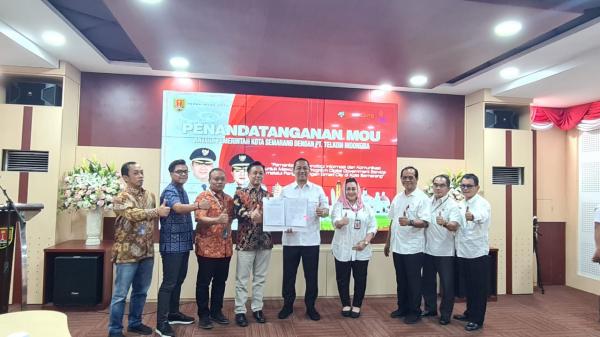 Tandatangani MoU, Telkom Dukung Program Semarang Smart City