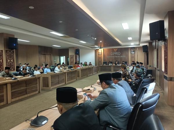 Kemenag dan DPRD Kabupaten Probolinggo Audiensi Pembuatan Perda Madin, Ini Tujuannya