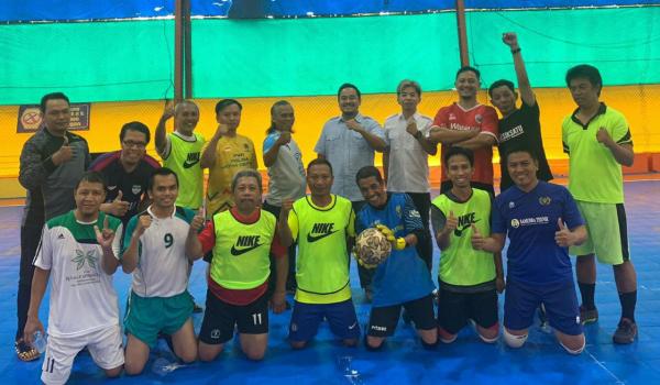 Tak Main-Main, Futsal PWI Jatim U-40 Genjot Teknik dan Fisik Jelang Porwanas 2022 di Malang