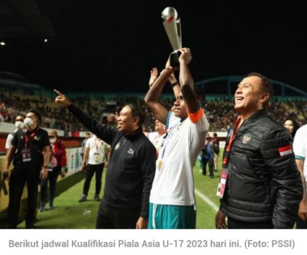Kualifikasi Piala Asia U-17 : Timnas Malaysia Jalani Laga Perdana, Timnas Indonesia Jalani Istirahat