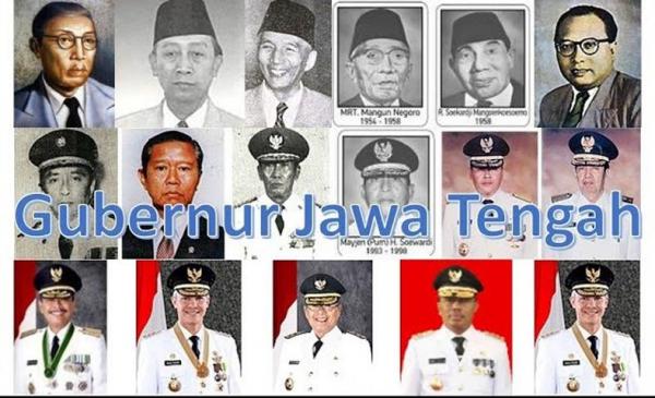 Ganjar Pranowo Gubernur Jateng ke 14, Berikut Daftar Gubernur Jawa Tengah dari Masa ke Masa