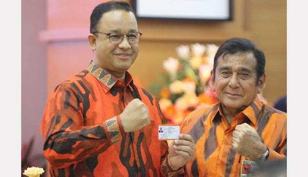 Jadi Anggota Pemuda Pancasila Anies Pakai Kemeja Loreng Oranye, Japto : Permintaan Pak Anies Sendiri