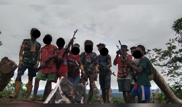 Penampakan Anggota KKB Masih Anak-anak yang Ikut dalam Pembantaian Pekerja Jalan di Papua