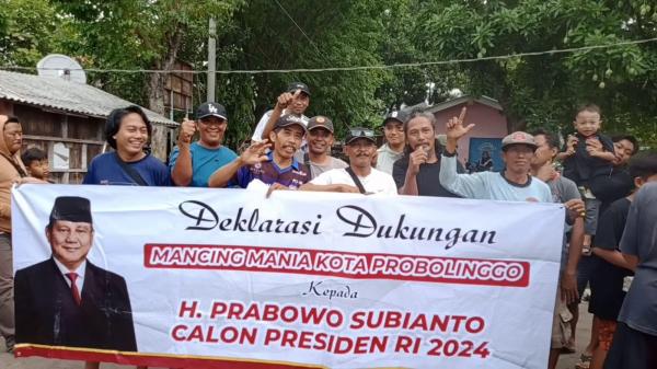 Komunitas Mancing Mania Probolinggo Dukung Prabowo Sebagai Capres 2024