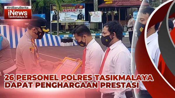 VIDEO: 26 Personel Polres Tasikmalaya Dapatkan Penghargaan Ungkap Curas dan Bhabinkamtibmas Terbaik