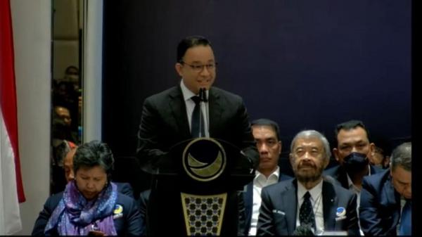 Partai Nasdem Resmi Usung Anies Baswedan Capres 2024