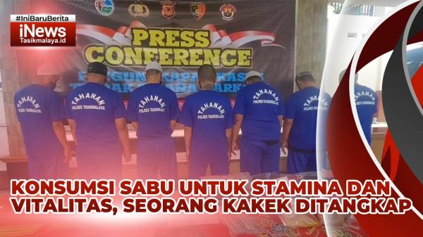 VIDEO: Konsumsi Sabu untuk Tambah Stamina dan Vitalitas, Kakek di Tasikmalaya Ditangkap Polisi