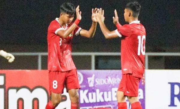 Kalahkan UEA 3-2, Indonesia di Puncak Klasemen Grup B Kualifikasi Piala Asia U-17