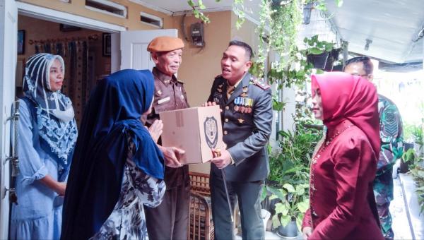 HUT TNI ke 77, Dandim 0605 Subang Kunjungi dan Rumah Pejuang Veteran