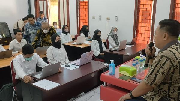 80 Calon Staf Panwascam Ikuti Tes Tertulis CBT di Bawaslu Bangka Tengah