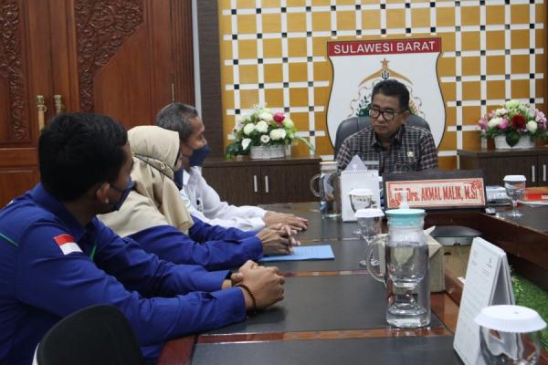 Antisipasi Dampak Bencanah, BMKG Gelar Pertemuan  Dengan Pj Gubernur Provinsi Sulbar