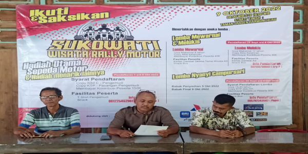 IQ Organizer Bakal Gelar Sukowati Wisata Motor Rally 2022, Ikutan Yoch Sambil Wisata
