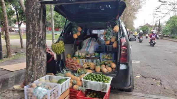 Jelang Maulid Nabi, Pedagang Buah Mulai Menjamur di Kota Probolinggo