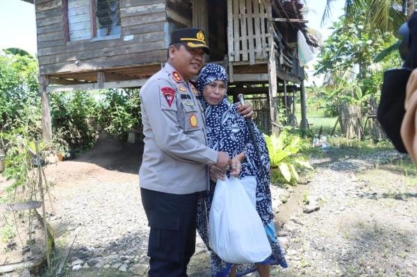 Kapolres Polman Kunjungi Warga Distabilitas